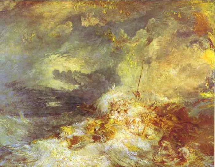 J.M.W. Turner Fire at Sea Germany oil painting art